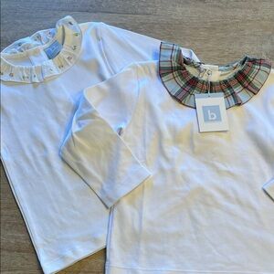 Bella Bliss 4T 2 piece collared shirt bundle NWT